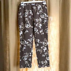 Patterned J Jill stretch pants